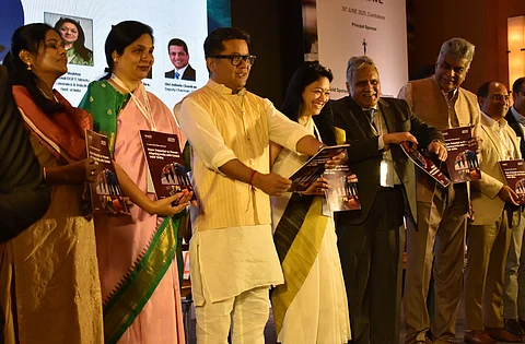Union Minister of State for External Affairs and Textiles Pabitra Margherita inaugurates the 3rd Man-Made Fibre (MMF) Conclave organised by the Confederation of Indian Textile Industry, in Coimbatore on Monday.