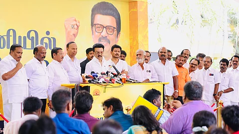 Speaking at the event, Stalin said the initiative is a combination of a poll campaign, membership drive and a platform to highlight DMK’s achievements.