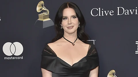 Lana Del Rey appears at the Pre-Grammy Gala in Beverly Hills, Calif., on Feb. 3, 2024.