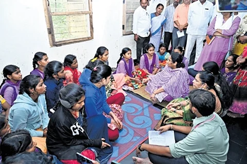 The illness is suspected to be due to food poisoning, likely caused by contaminated sambar served at the hostel.