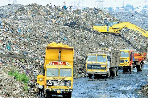 Transfer stations are designated spots where the collected waste is dumped temporarily before being transported to the processing sites or dump yards.