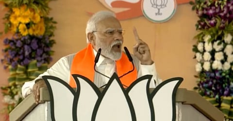 Urban Naxals are running Congress, said PM Modi