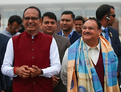 ग्वालियर में कॉन्फिडेंट दिखे जेपी नड्डा और सीएम शिवराज!