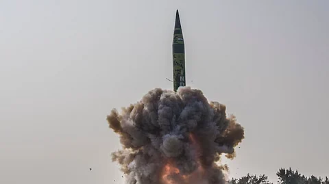 DRDO test fires AGNI-V missile