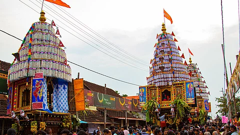 Candidates Join Kalpathy Chariot Festival in Palakkad
