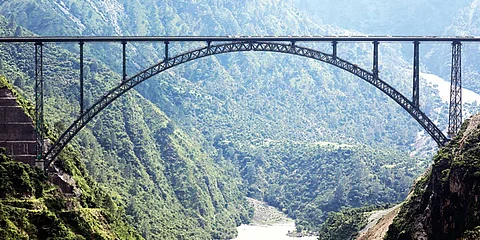PM Modi Inaugurates Sky-High Chenab Rail Bridge