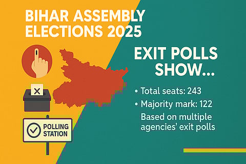 Bihar Exit Polls Indicate Strong NDA Victory