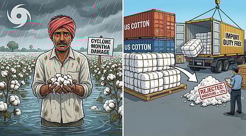 AP Cotton Farmers Face Climate, Policy, Import Crisis