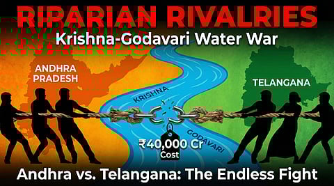 Riparian Rivalries: Krishna-Godavari Water Wars btw Telugu States