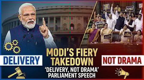 'Delivery, Not Drama', PM Modi's Fiery Takedown of Opposition