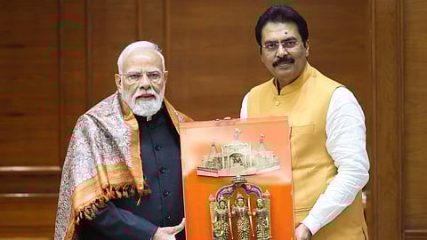 Bihar BJP President Sanjay Saraogi meets PM Modi