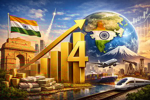 भारत देश बना दुनिया की चौथी बड़ी आर्थिक महाशक्ति
