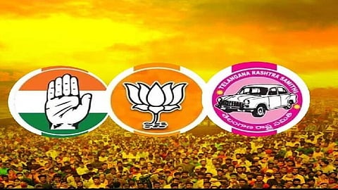 Telangana Urban Polls: Decoding INC, BJP, BRS Strategies