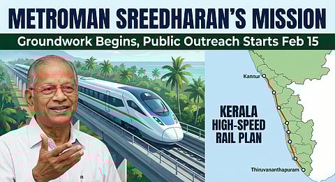 Sreedharan Sets Kerala High-Speed Rail Plan in Motion