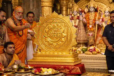 राष्ट्रपति द्वारा रामयंत्र की प्रतिष्ठा