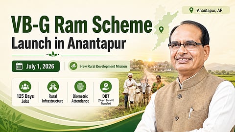 'VB G Ram' rural scheme: Launch in Anantapur, July 1