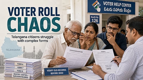 Voter Roll Chaos: Telangana Citizens Battle Complex Forms