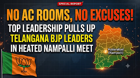 Telangana BJP Leaders Face Heat Over Lack of AC Rooms
