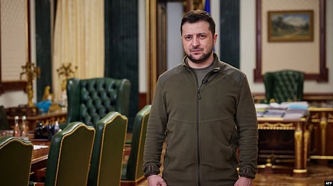 Ukrainian President Volodymyr Zelensky.