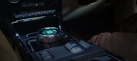 The new center console of Nexon EV Max. (Tata Youtube)