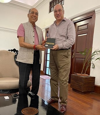 The superstructure of the temple will have carved Rajasthan Bansi Paharpur stone. (IANS)