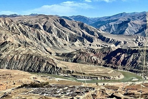 Atsok Gon Dechen Choekhor Ling monastery in Tsolho, Qinghai, is shown in an undated photo.