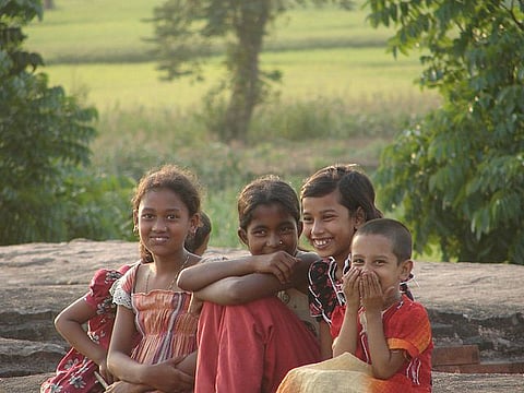 Seema Kumari, a 10-year-old disabled school girl in Bihar. (Wikimedia Commons)