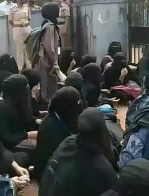 Hijab issue in Dakshina Kannada district. (IANS)