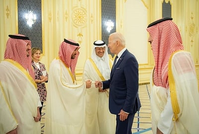 US President Joe Biden ended Saudi Crown Prince Mohammed bin Salmans (IANS)