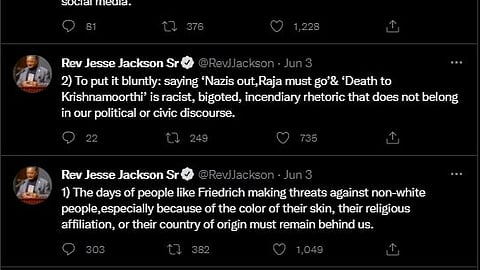 American civil rights activist Rev Jesse Jackson about Pieter Friedrich.