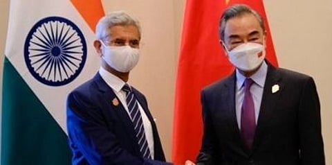External Affairs Minister S. Jaishankar & Chinese Foreign Minister Wang Yi. (IANS)