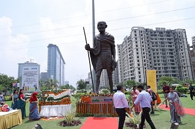 A statue of Mahatma Gandhi (IANS)