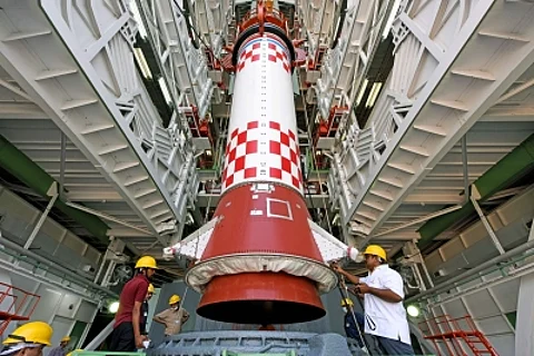 The failure of a small rocket in ejecting the two satellites. (IANS)