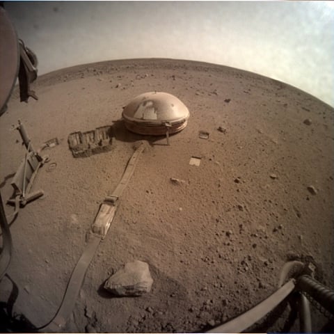 Landing site near the Martian equator. (IANS)
