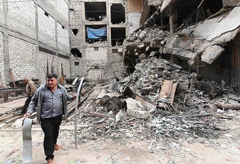 International airport of Syria's northern city of Aleppo. (IANS)