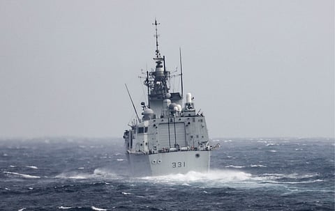 Halifax-class frigate HMCS Vancouver of the Royal Canadian Navy, Sept. 20, 2022. CREDIT: U.S. Navy 7th Fleet