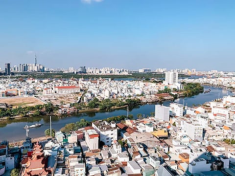 A view of Ho Chi Minh City in Vietnam.
