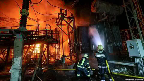 According to Ukrainian officials, Russian strikes have damaged more than 400 facilities in 16 regions of Ukraine, including dozens of energy installations.