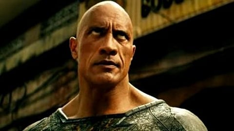 Dwayne Johnson is a still from 'Black Adam'