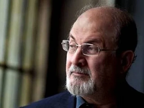 Indian-Born Writer, Salman Rushdie.