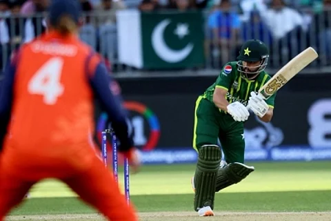 Riding on a superb bowling performance, Pakistan restricted Netherlands to 91/9.