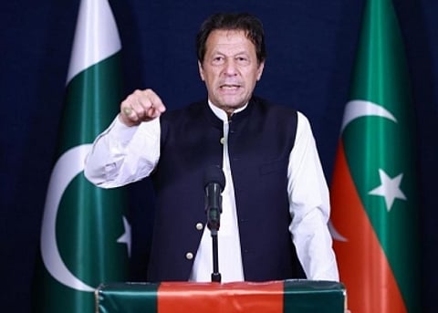 Imran Khan also slammed the incumbent government.