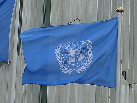 United Nations Flag, Copenhagen (File Photo)