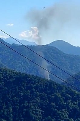 Army chopper crashes at Migging in Arunachal Pradesh.