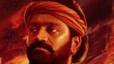 Rishab Shetty in 'Kantara' poster.