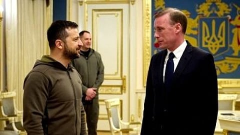 During their meeting on Friday, Zelensky and Sullivan talked about US assistance for Ukraine in the defence sector.