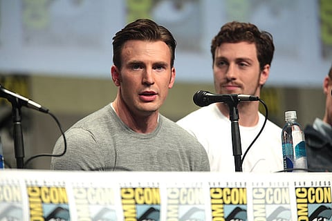 Now in his 40s, Chris Evans is trying to prioritize a healthy work-life balance and spending as much time as possible at home and with his family in Boston. (File Photo)