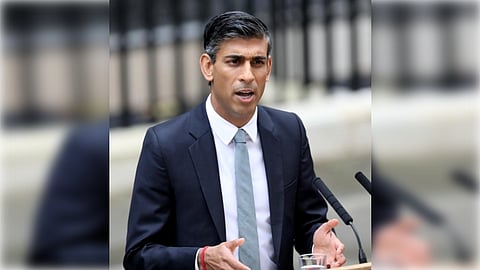 Rishi Sunak made the remarks while addressing Lord Mayor's Banquet in London on Monday. (File Photo)