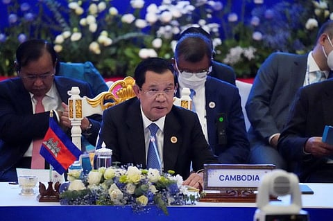 Cambodian Prime Minister Hun Sen attends the ASEAN summit held in Phnom Penh, Cambodia November 11, 2022.
