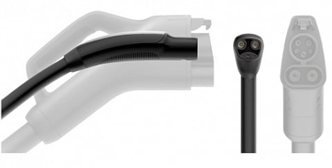 The Tesla EV charging connector, which combines AC charging and up to 1 megawatt of DC in a "slim package", is the most well-known connector in North America, the company said in a blog post. (File Photo)